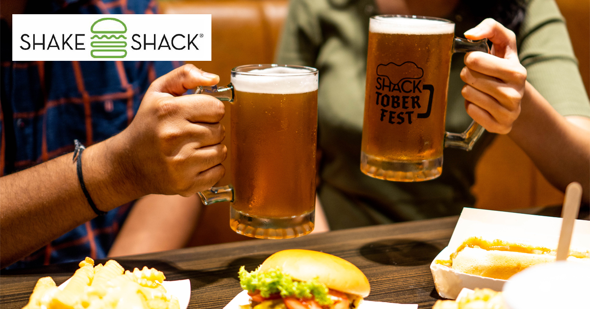 Shacktoberfest! Raise a stein of craft beer and revel in live music at Shake Shack Singapore - Alvinology