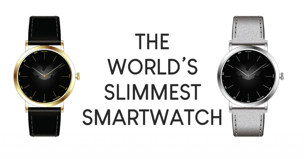 The world’s slimmest smart analog watch is here – 9mm-slim equipped with all the smartwatch functions - Alvinology
