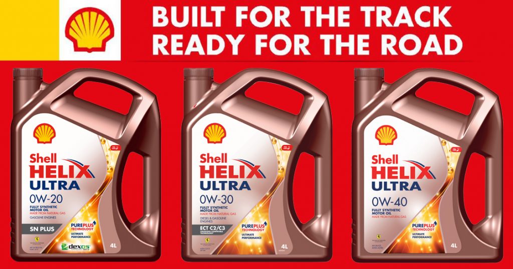 Shell launches new Helix Ultra 0W and a Scuderia Ferrari merchandise giveaway - Alvinology