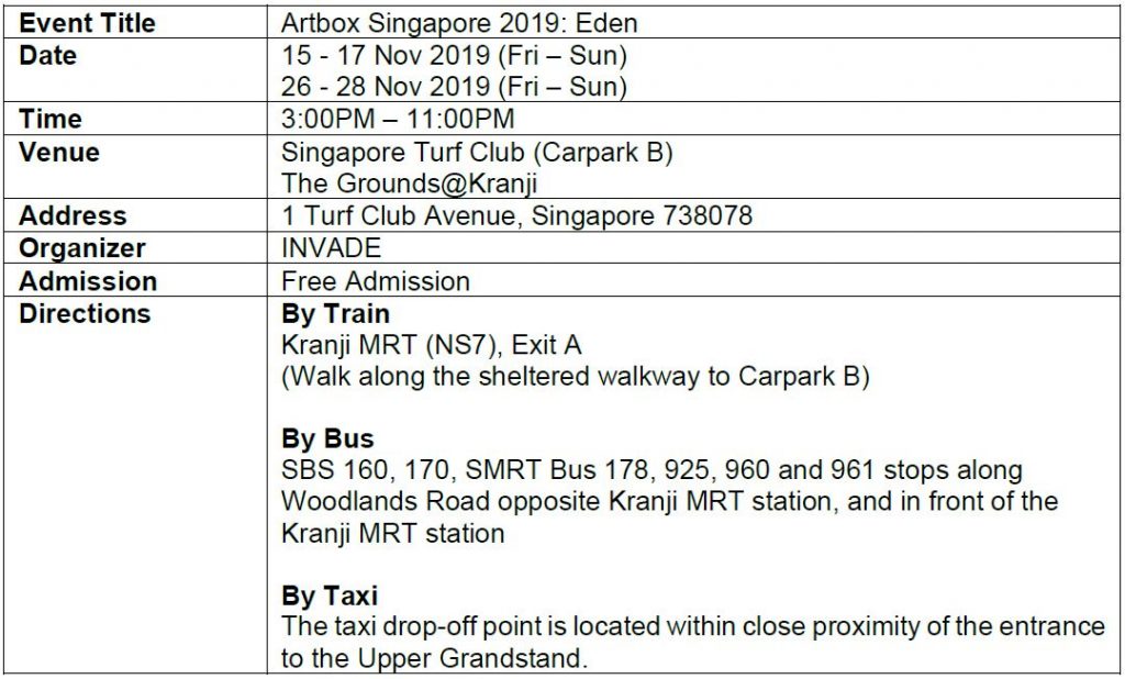 Artbox Singapore 2019 – admission is free to this urban art container event, the largest there is Artbox Singapore 2019 – admission is free to this urban art container event, the largest there is - Alvinology