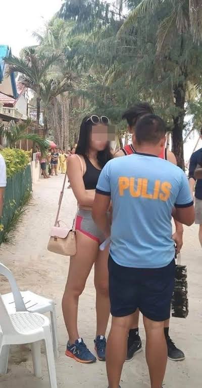 Taiwanese tourist in Boracay arrested and fined for wearing white bikini Taiwanese tourist in Boracay arrested and fined for wearing white bikini - Alvinology
