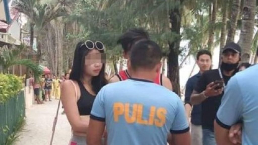 Boyfriend of Taiwanese woman arrested for wearing string bikini in Boracay takes blame for scandalous outfit - Alvinology