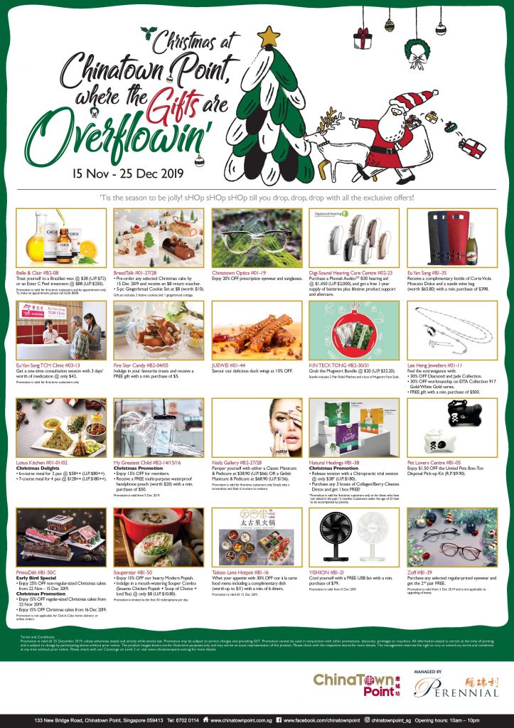 Do your Christmas shopping at Chinatown Point and receive rewards Do your Christmas shopping at Chinatown Point and receive rewards - Alvinology