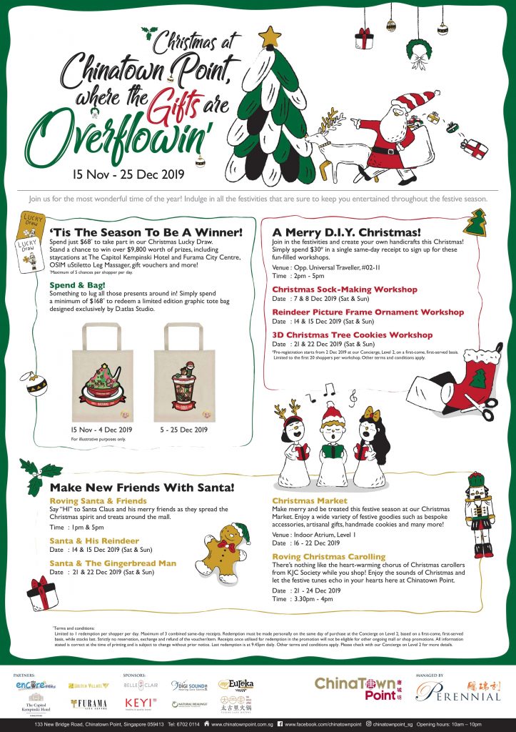 Do your Christmas shopping at Chinatown Point and receive rewards Do your Christmas shopping at Chinatown Point and receive rewards - Alvinology