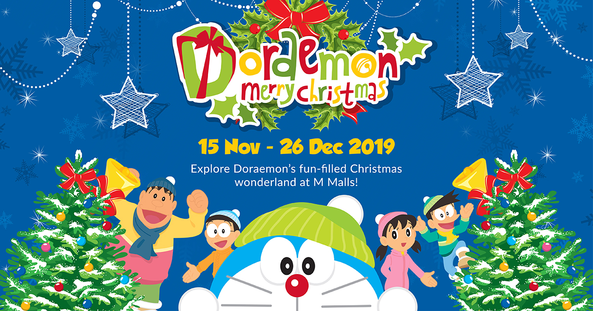 [PROMO INSIDE] Doraemon pulls out exciting Christmas festivities from its Infinite Pocket at M Malls - Alvinology