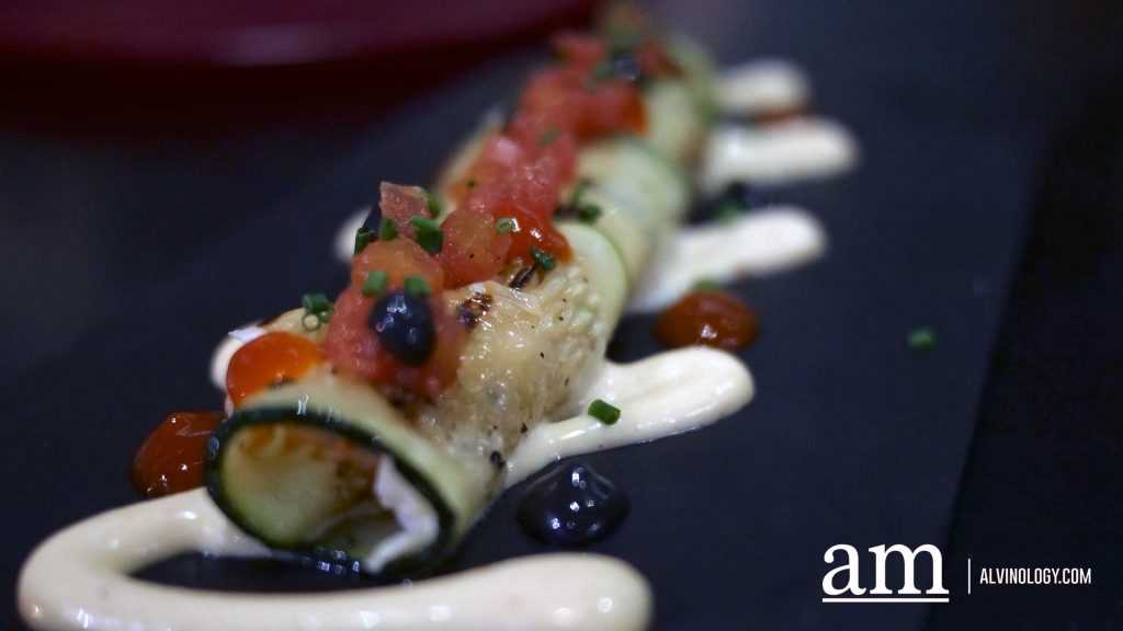 Seafood Loves Sake at FOC Restaurant Alaskan King Crab Canelon