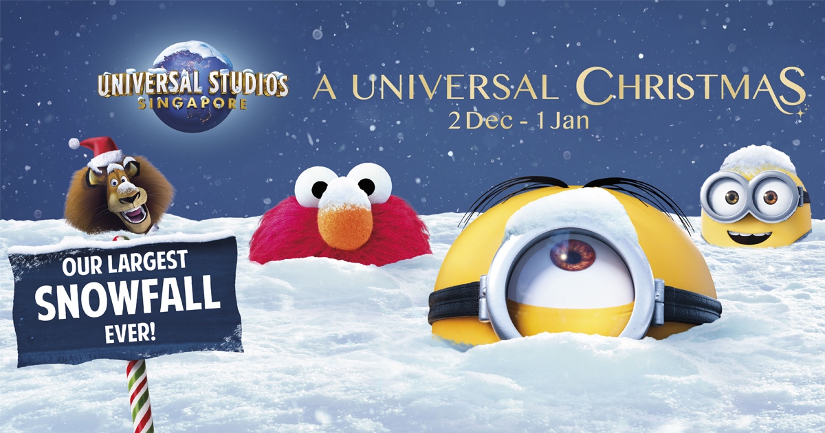 Experience the Largest-Ever Snowfall, Glowing Oceans, and more this Christmas at Resorts World Sentosa! - Alvinology