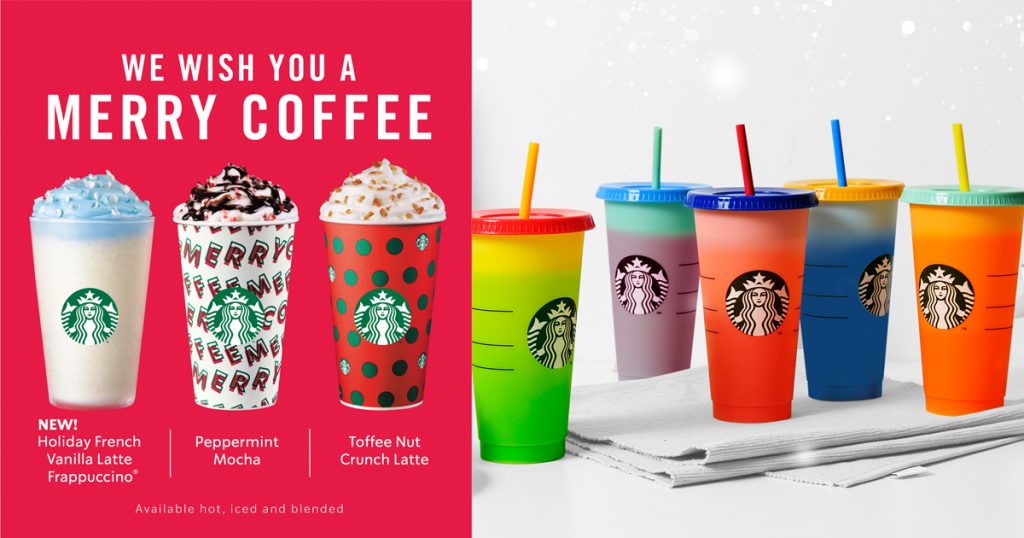 Good tidings arrive early at Starbucks – these colour-changing cups is a unique addition to your Starbucks merch collection - Alvinology