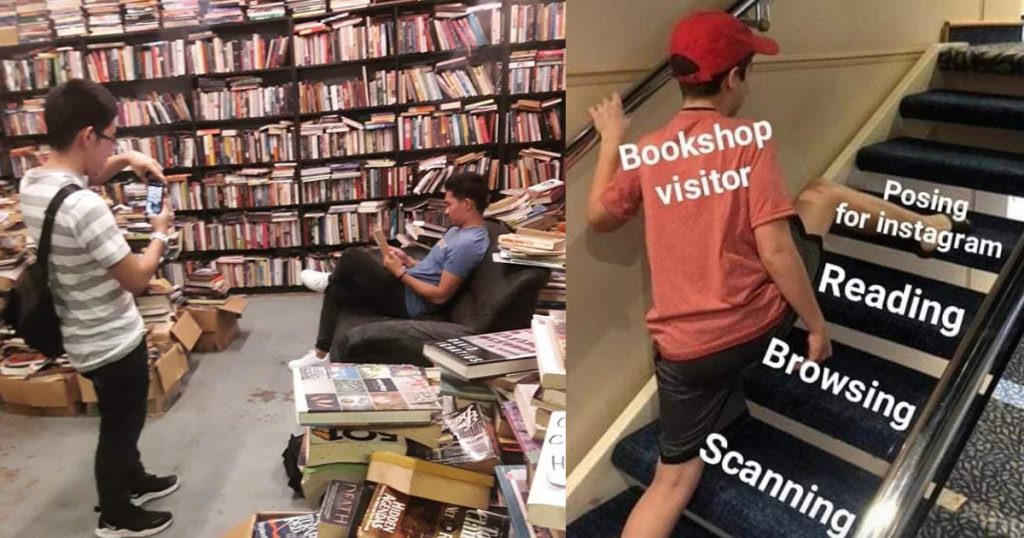 Bookstore bans in-store photography after "fake bookworms" just go in for photos and leave without buying - Alvinology
