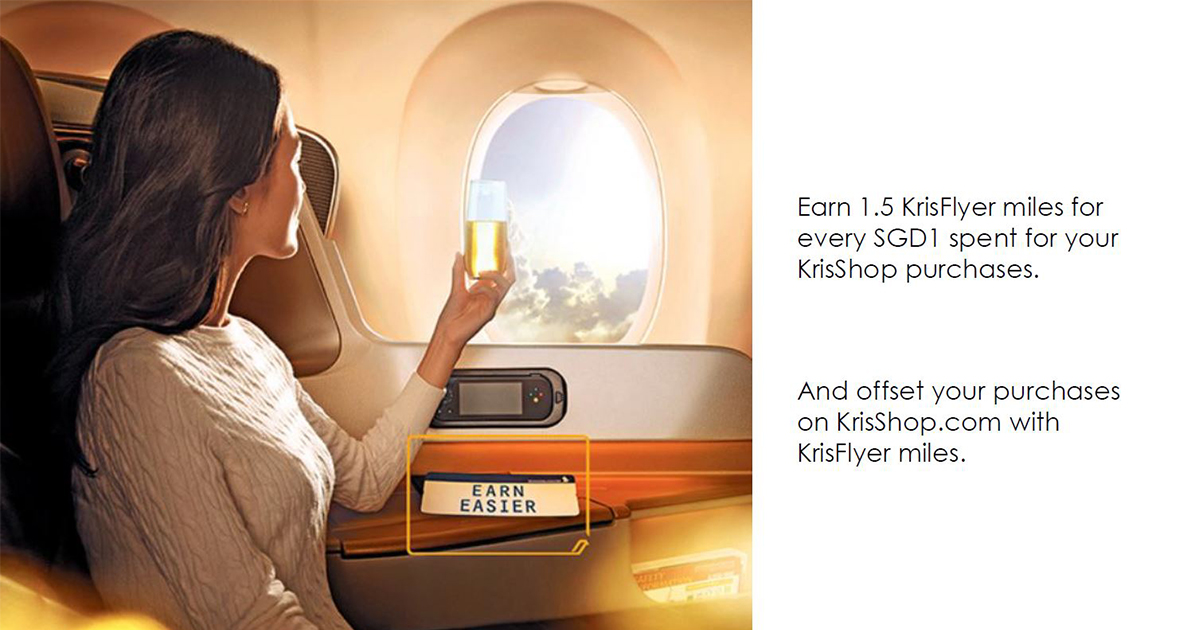 Travel Hacks – Earn 1.5 KrisFlyer miles for every SGD1 spent on KrisShop this 11.11 Sale - Alvinology
