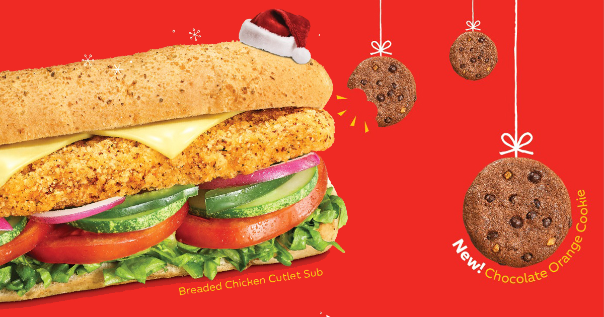 Savour these two new flavours at Subway - Breaded Chicken Cutlet and Chocolate Orange Cookie - Alvinology