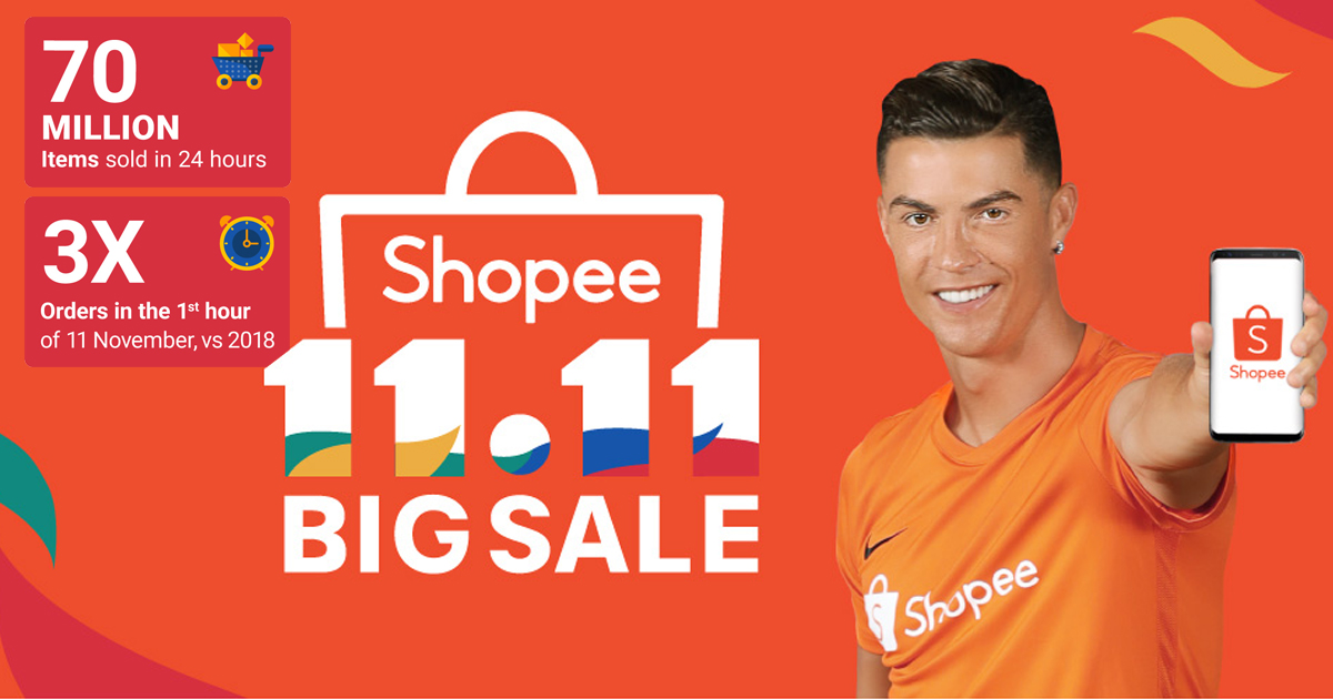 Shopee concludes the 11.11 Big Sale with 70 Million items sold – “11.11 THANK YOU SALE” is now rolling! - Alvinology