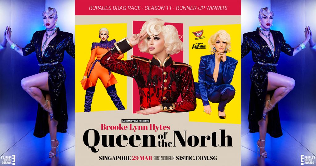 [EARLY BIRD PROMO] Brooke Lynn Hytes - the Queen of the North is coming to Singapore this March 2020 - Alvinology