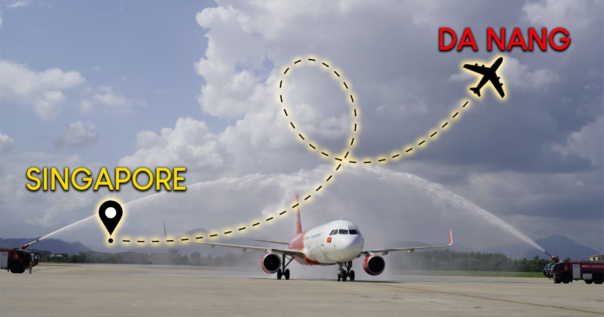 You can now fly directly from Singapore to Da Nang - the coastal city of Central Vietnam - via Vietjet - Alvinology