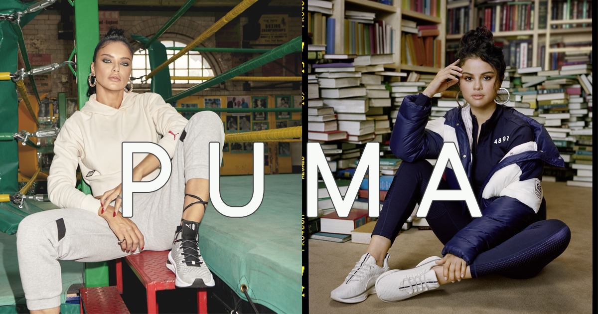 Adriana Lima and Selena Gomez collaborates with PUMA to bring these tough, stylish AW19 collection - Alvinology