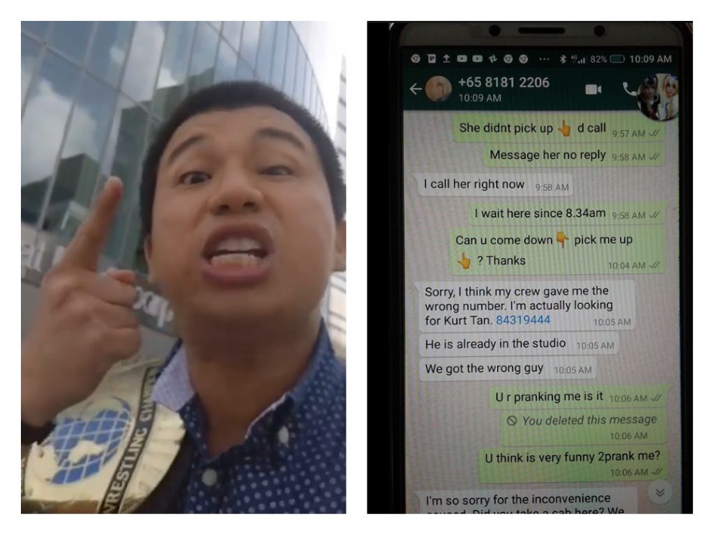 Someone evil pranked Kurt Tay into a fake Mediacorp interview for fun, tried to involve his wife and parents - Alvinology