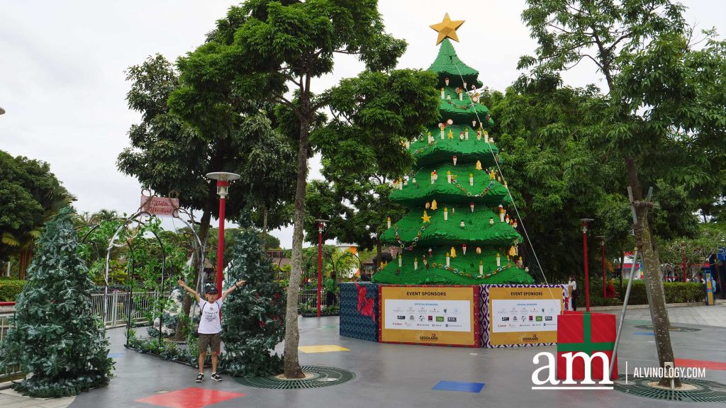 life size lego christmas tree