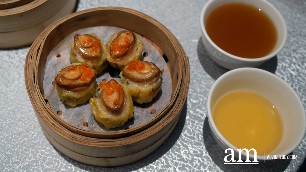 Steamed Abalone Siew Mai -$12.80/4pcs