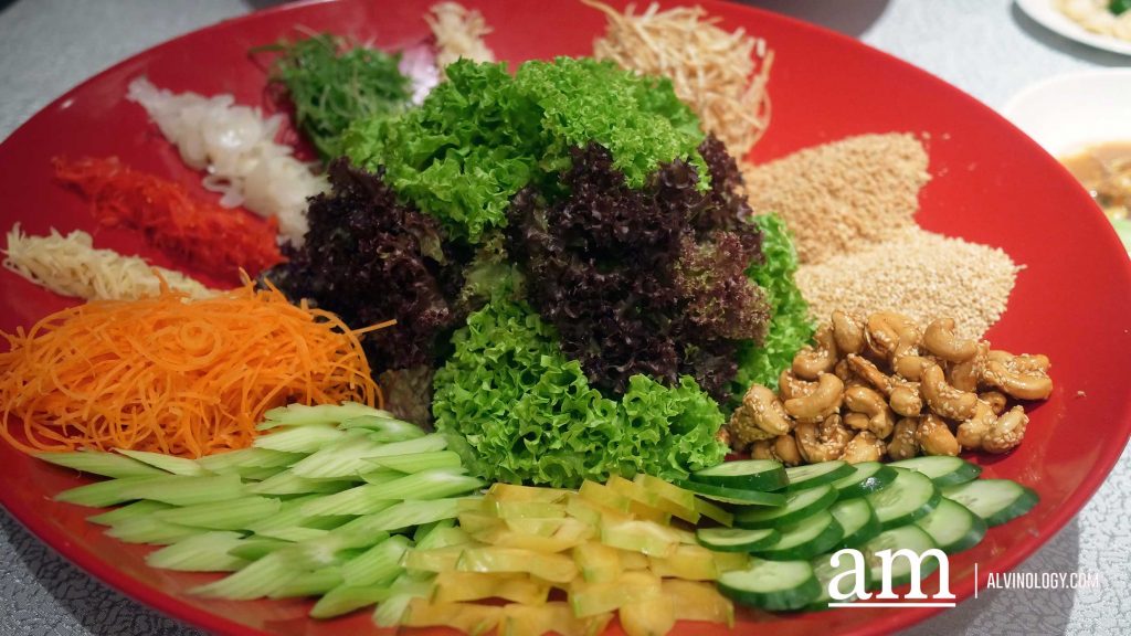  Teochew-style Yu Sheng ($68/5pax; $138/10pax) (Purchase for dine-in or takeaway 1 Jan - 9 Feb 2020)