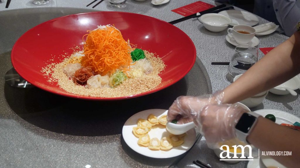 Prosperity Abalone Yu Sheng (Dine-in & takeaway: $46.80/8pax ; Dine-in only: $66.80/12pax)