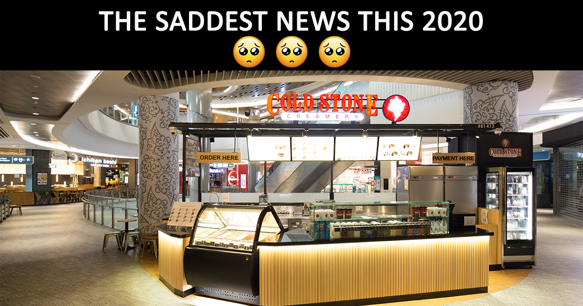 All Cold Stone Creamery outlets will close this 31 January 2020 after 10 years of operation - Alvinology