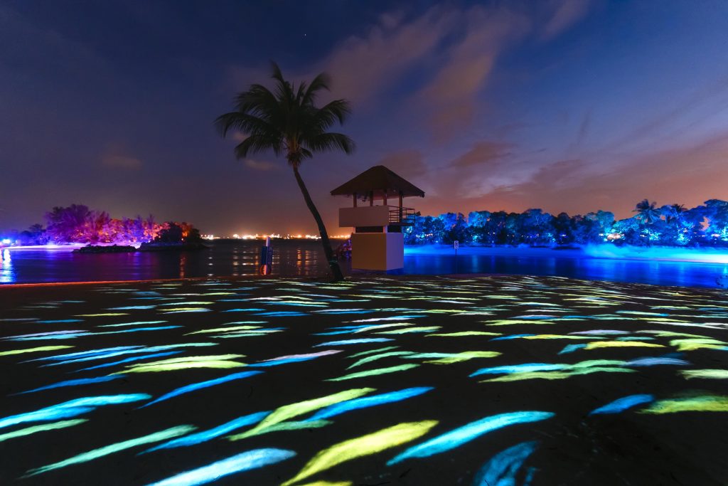 Sentosa unveils Magical Shores at Siloso - Immersive light and sound attraction, free all year round! - Alvinology