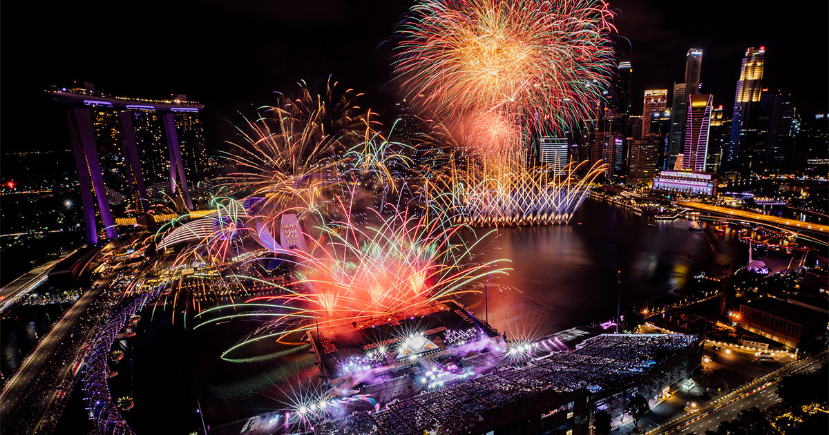 2019/20 New Year Countdown Recap around Singapore - Alvinology