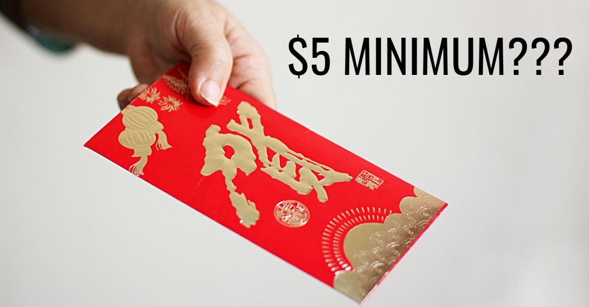 Netizens weigh in on the $4 Ang Pao debate while "secret rules" say $5 is the minimum - Alvinology