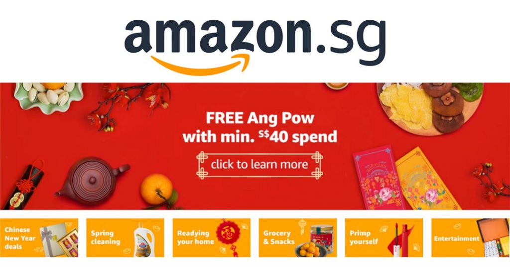 Here are all the exclusive CNY deals you can find on Amazon Singapore till 31 January - Alvinology