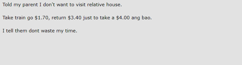 Netizens weigh in on the $4 Ang Pao debate while "secret rules" say $5 is the minimum Netizens weigh in on the $4 Ang Pao debate while "secret rules" say $5 is the minimum - Alvinology