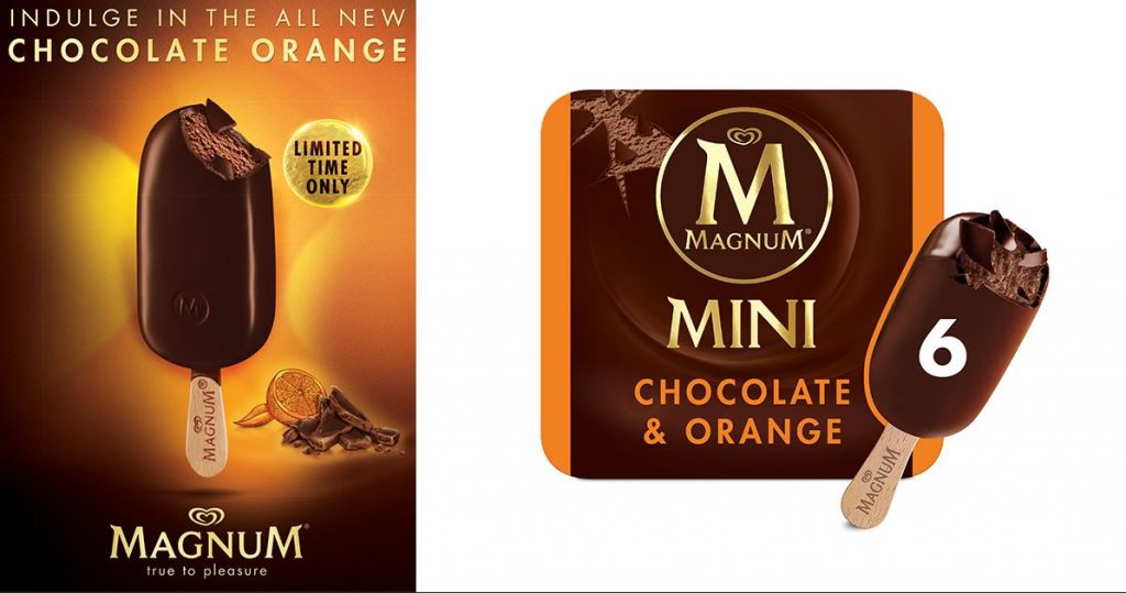 Indulge in the new limited-edition Magnum Chocolate Orange at only S$10.90 for a minipack of six - Alvinology