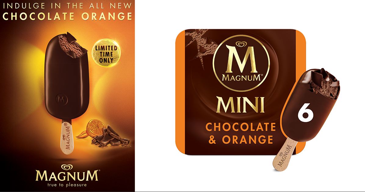 Indulge in the new limited-edition Magnum Chocolate Orange at only S$10.90 for a minipack of six - Alvinology