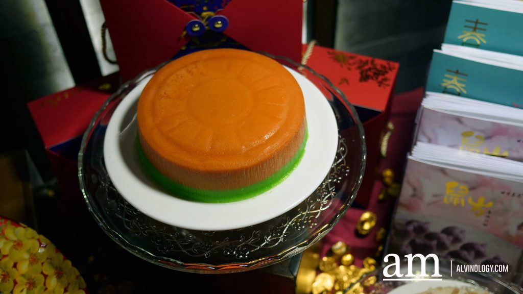 CNY High Tea at Tian Fu Tea Room @ PARKROYAL on Beach Road Bi-coloured Prosperity New Year Cake (Nian Gao)