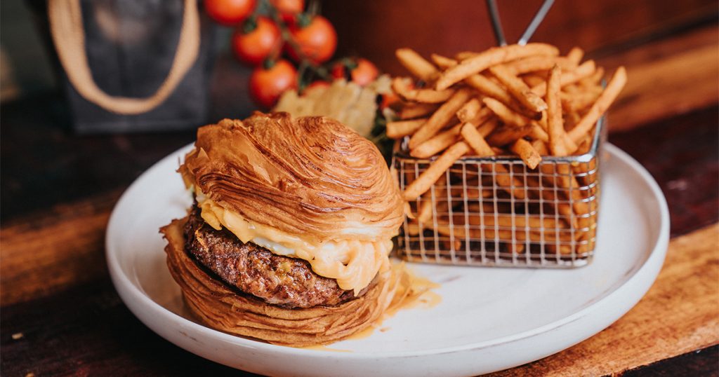 The Croburg - Singapore’s most buttery croissant-burger with a juicy wagyu patty is now on available Spize! - Alvinology