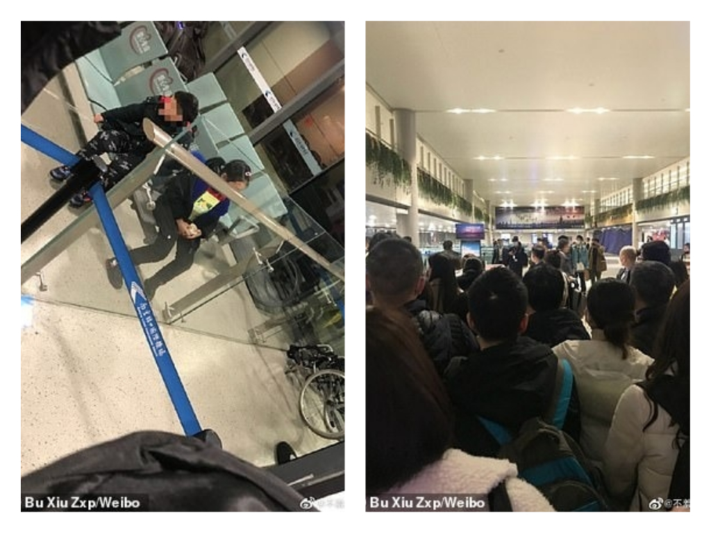 Chinese parents "abandon" sick boy and his sister at airport, block gate until allowed on board - Alvinology