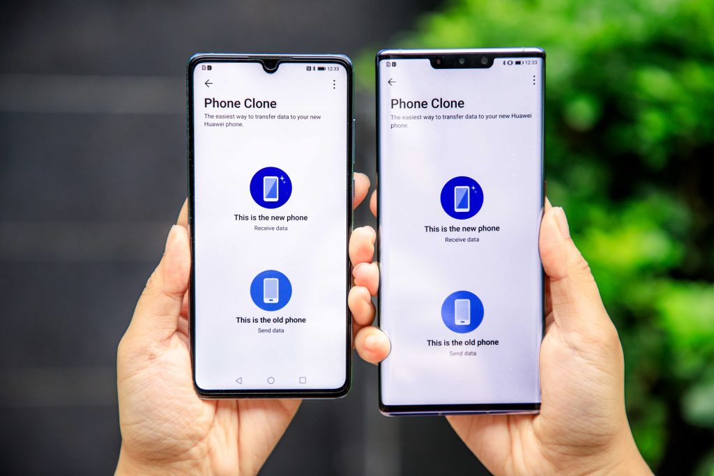 You can use Phone Clone to make sure that all your data is migrated from your old phone to the new one, including your apps.