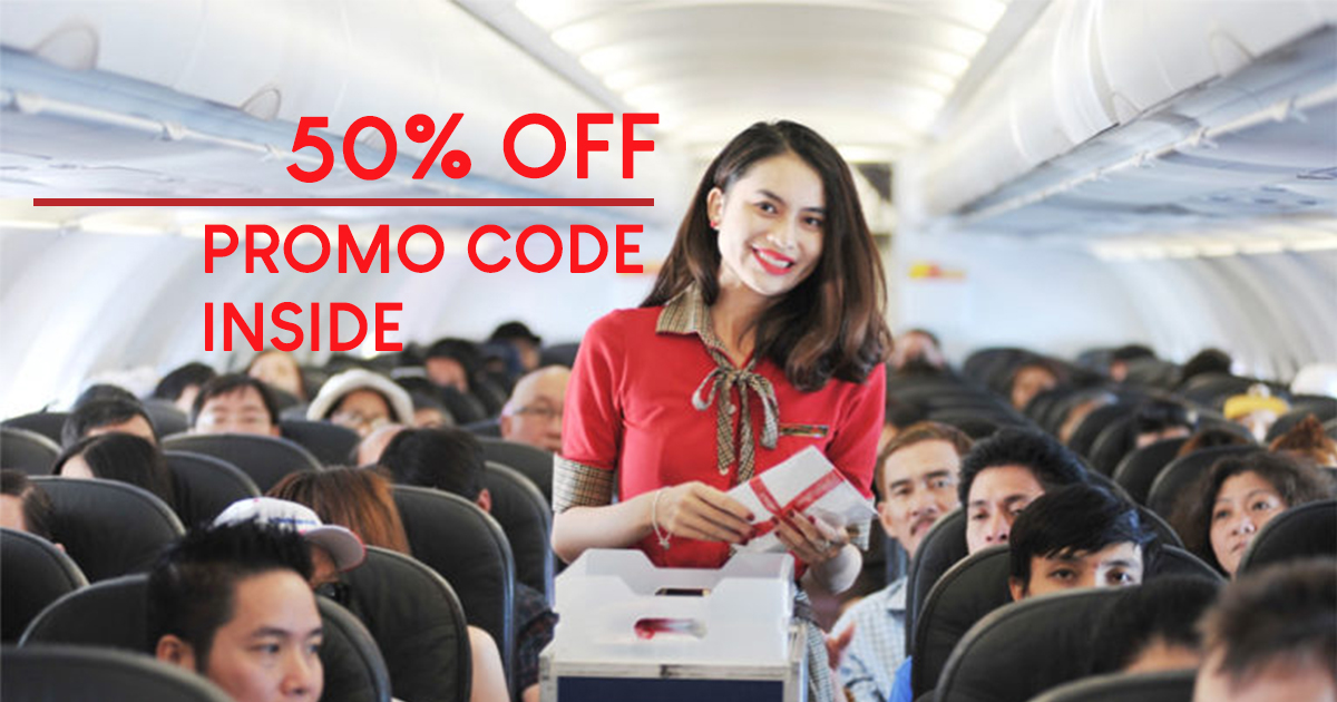 Use this PROMO CODE and get 50% OFF your Vietjet flight on all routes across Asia - Alvinology