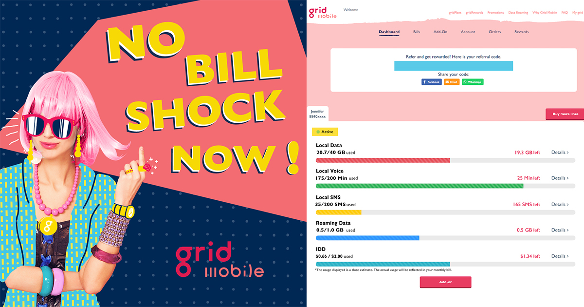 This new Grid Mobile feature will allow you to fully utilise your plan without fear of bill shock from excess charges - Alvinology
