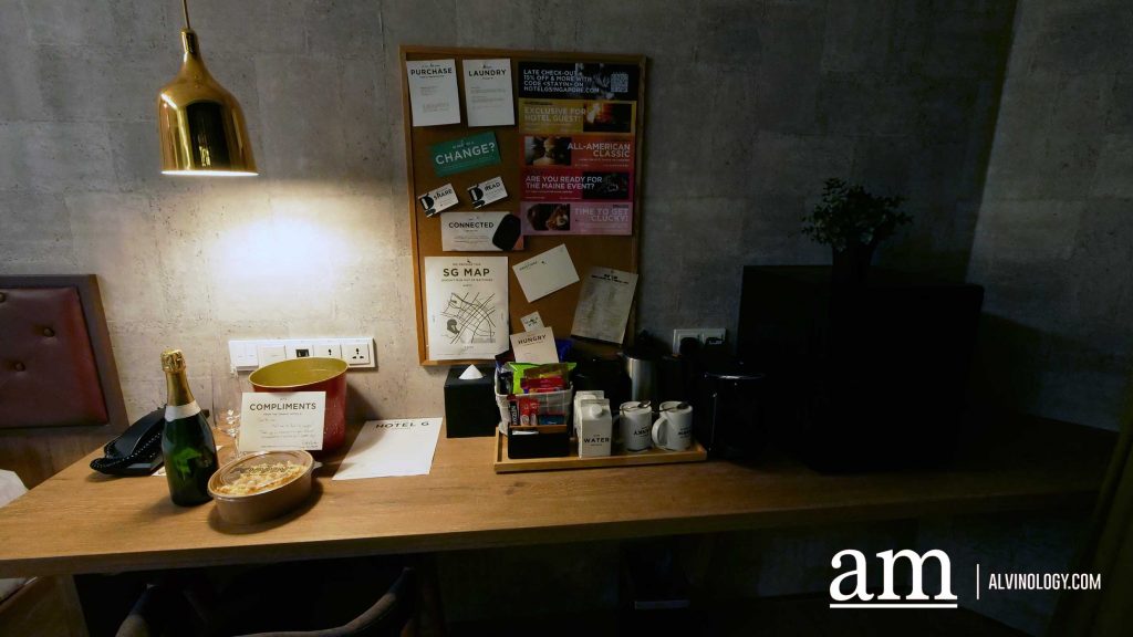 Love this CSI-style cork-board which makes for a great Instagram backdrop