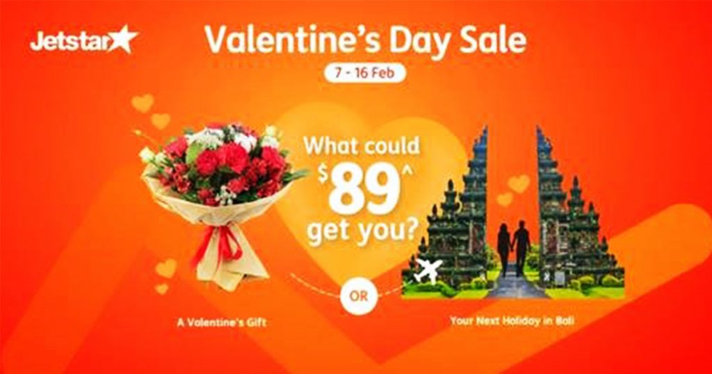 [PROMO INSIDE] Jetstar price-matches flights to romantic destinations to cliché V-Day gifts till 16 February – book now! - Alvinology