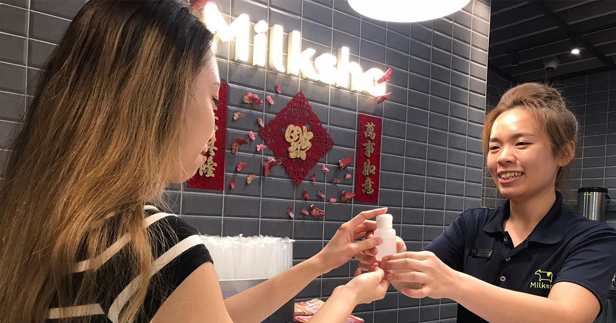 MILKSHA giving out ABSOLUTELY FREE 50ml of disinfectant per pax! Claim yours now from these outlets - Alvinology
