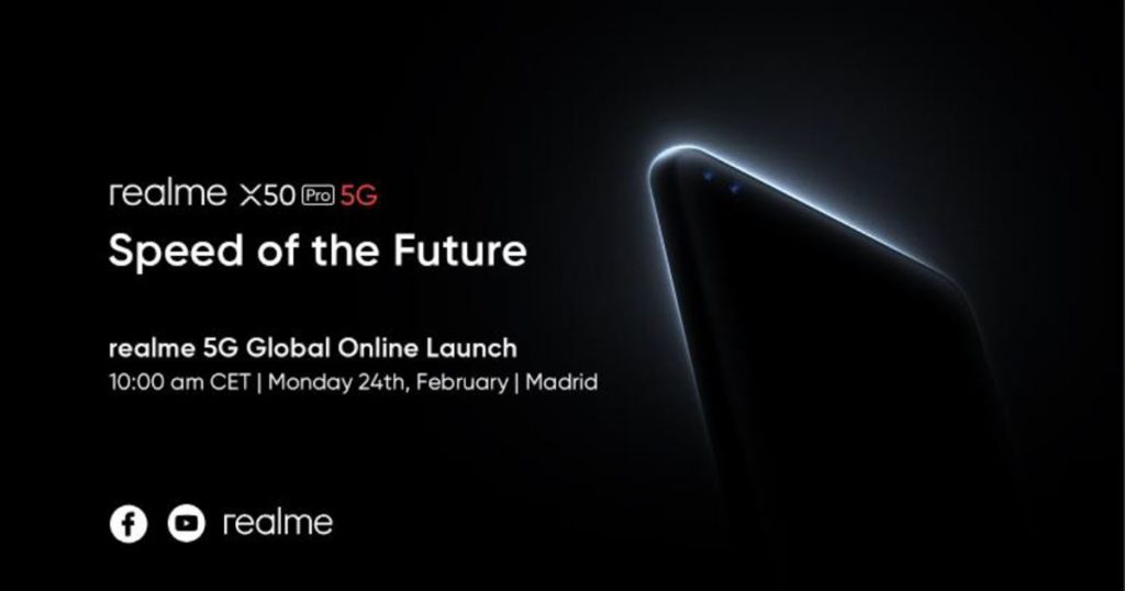 realme X50 Pro 5G - to hold its global online launch in Madrid this 24th February - Alvinology
