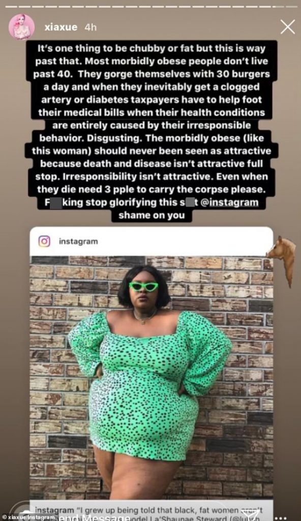 Xiaxue vs La'Shaunae Steward: Singaporean influencer blasted online for shaming plus size people - Alvinology