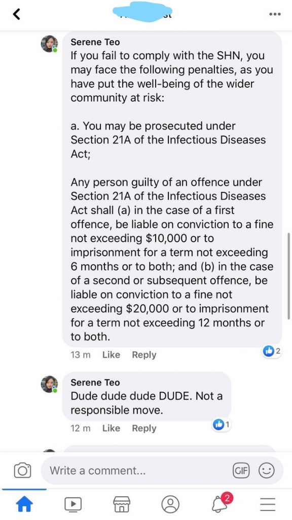 Unapologetic quarantine violator outed himself on social media Unapologetic quarantine violator outed himself on social media - Alvinology