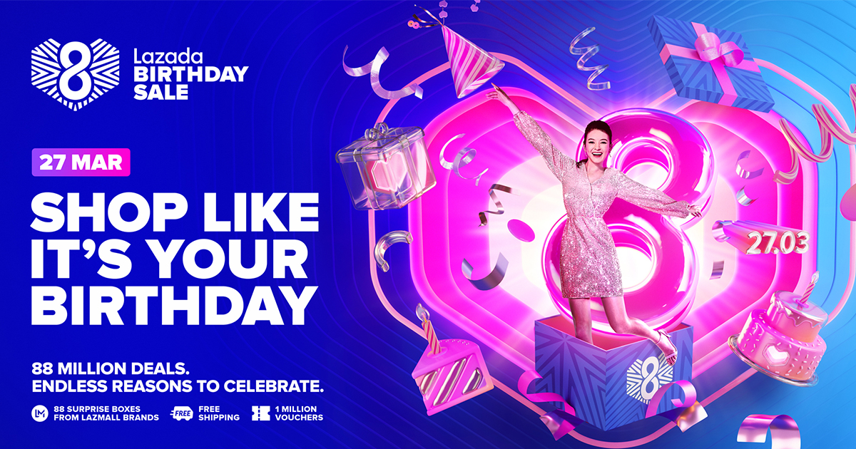 [BIG SALE] Here's a list of every sale and promotions you shouldn’t miss this March as Lazada turns 8! - Alvinology