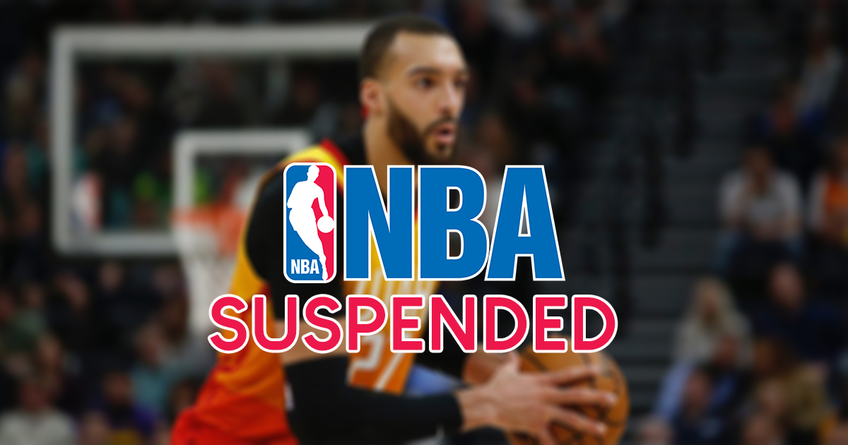 Rudy Gobert tested positive for coronavirus after touching every microphone at the podium on Monday, NBA suspends season - Alvinology