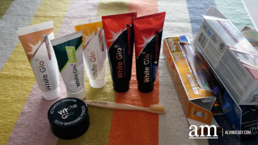 Pearly White Teeth with White Glo Singapore - Alvinology