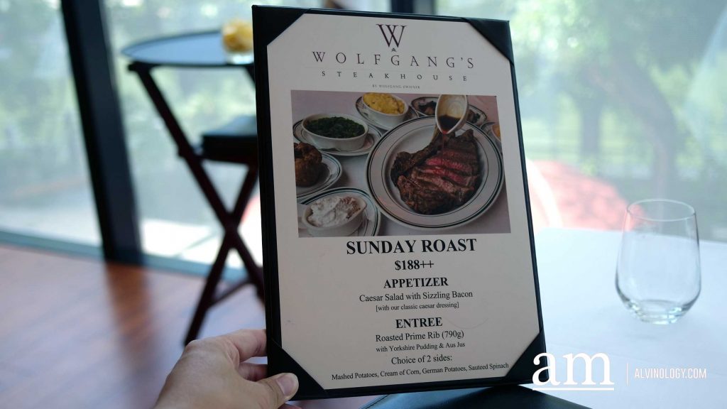 Weekend Treat at Wolfgang's Steakhouse Singapore Weekend Treat at Wolfgang's Steakhouse Singapore - Alvinology