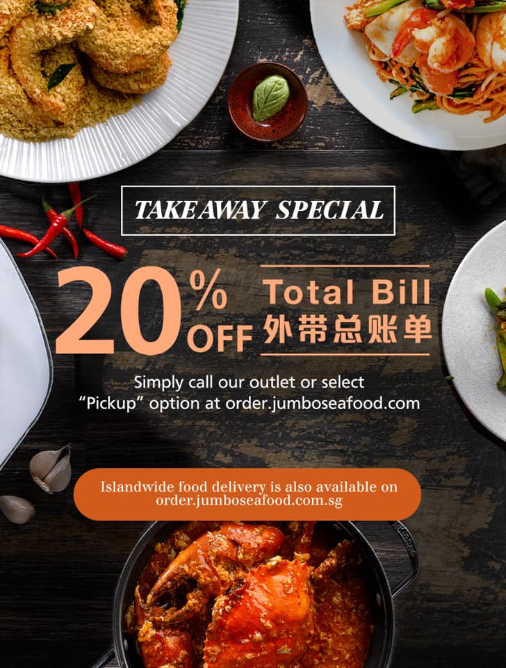 [PROMO] Here are all the Circuit Breaker Promotions available at JUMBO Group of Restaurants today! - Alvinology