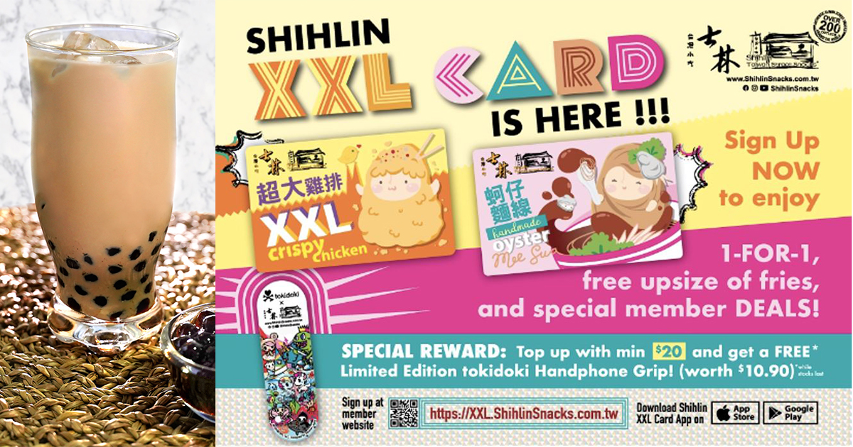 [PROMO] Shihlin is offering a cup of FREE bubble tea for orders $35 and above - Alvinology